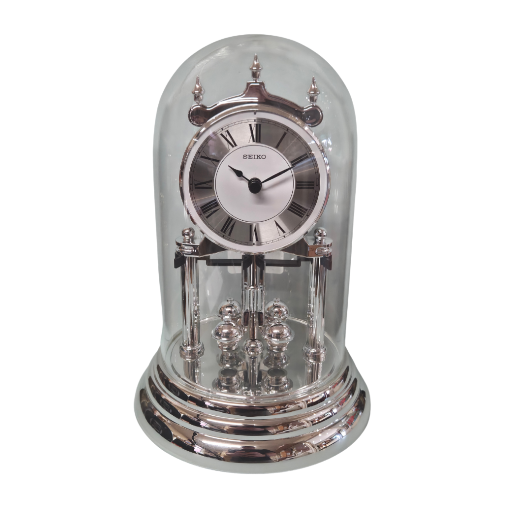 Seiko Silver Anniversary Skeleton Dome Clock
