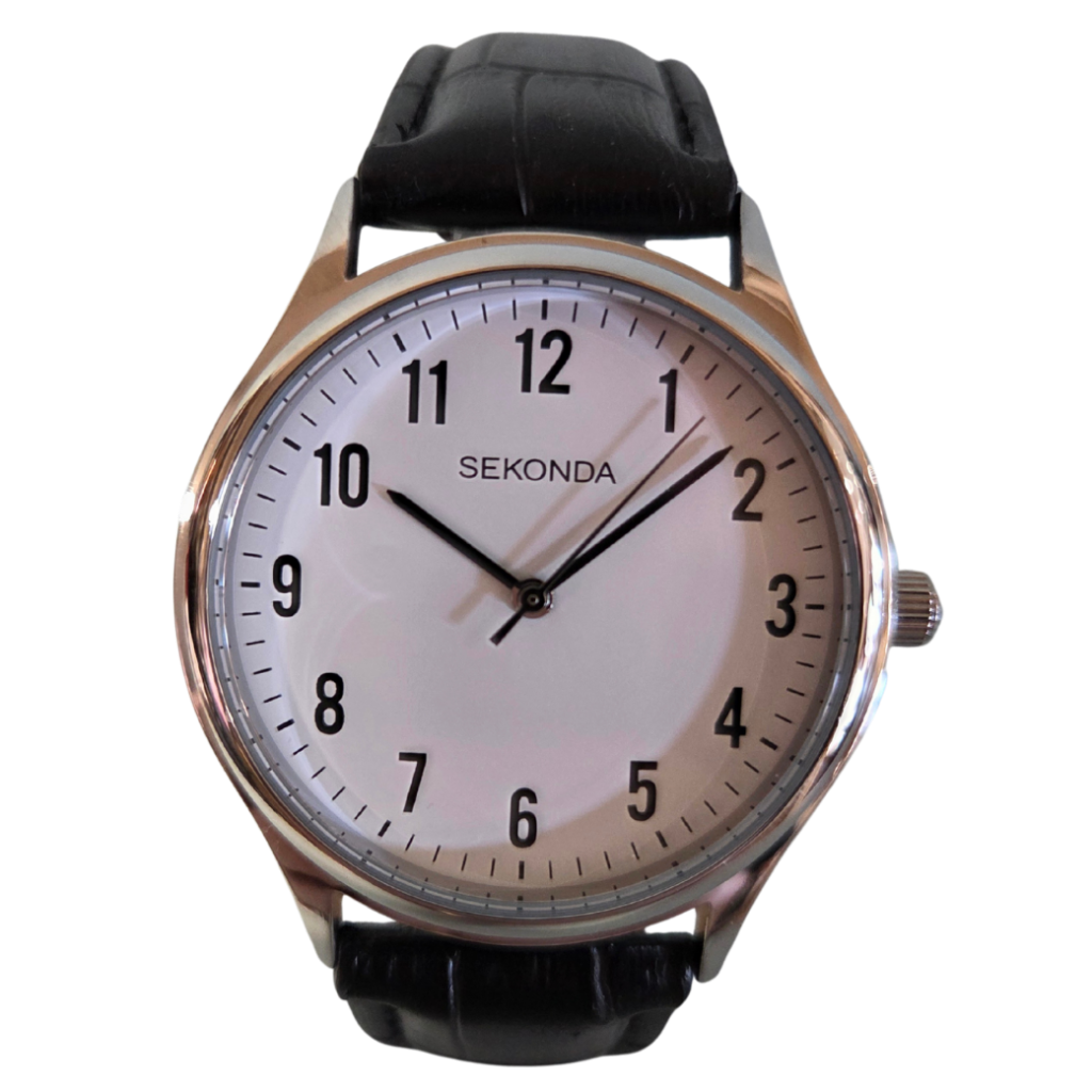 Sekonda Classic Easy-Reader Leather Watch