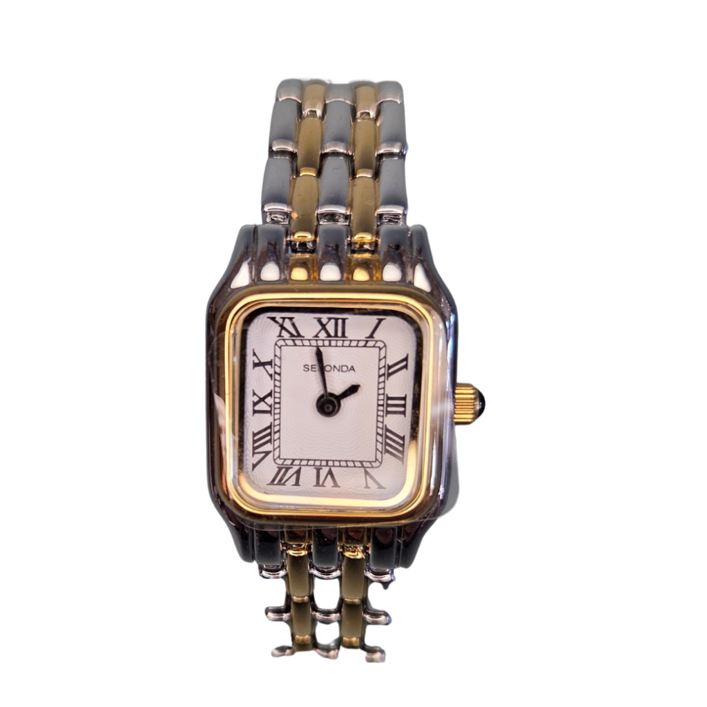 Sekonda Classic Two-Tone Tank Bracelet Watch