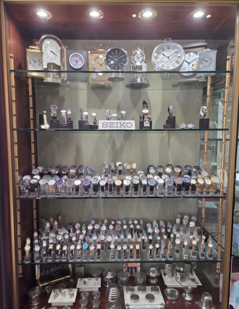 In-Store Timepiece Cabinet